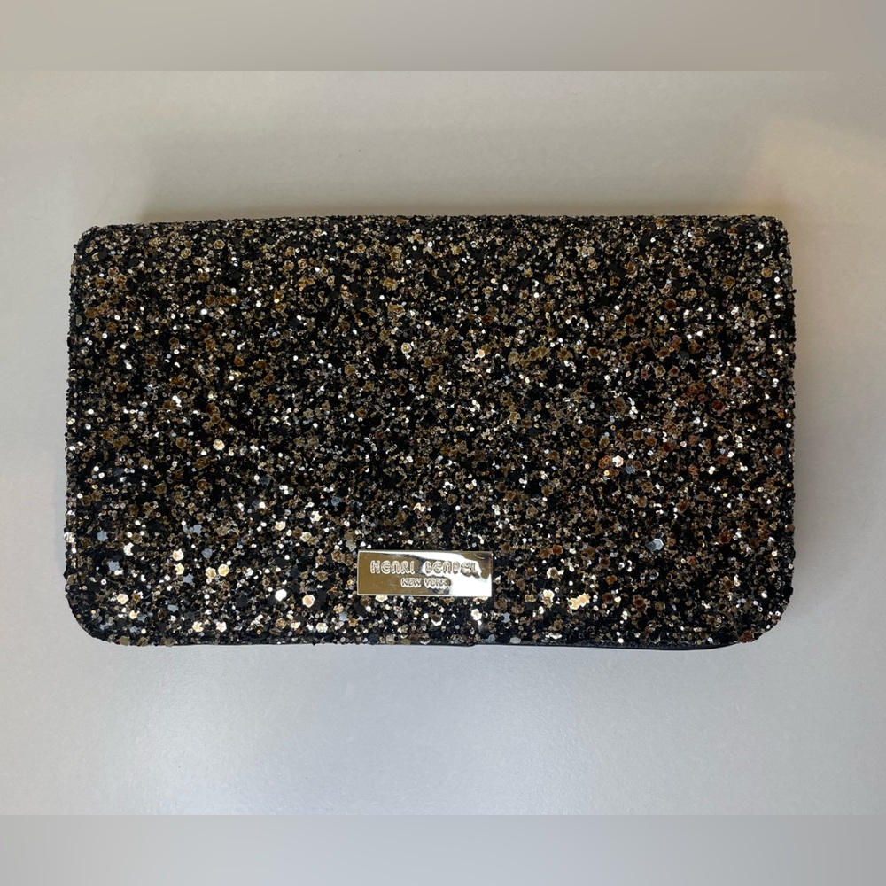 Henry‎ Bendel Sparkling Black Phone Case Wallet